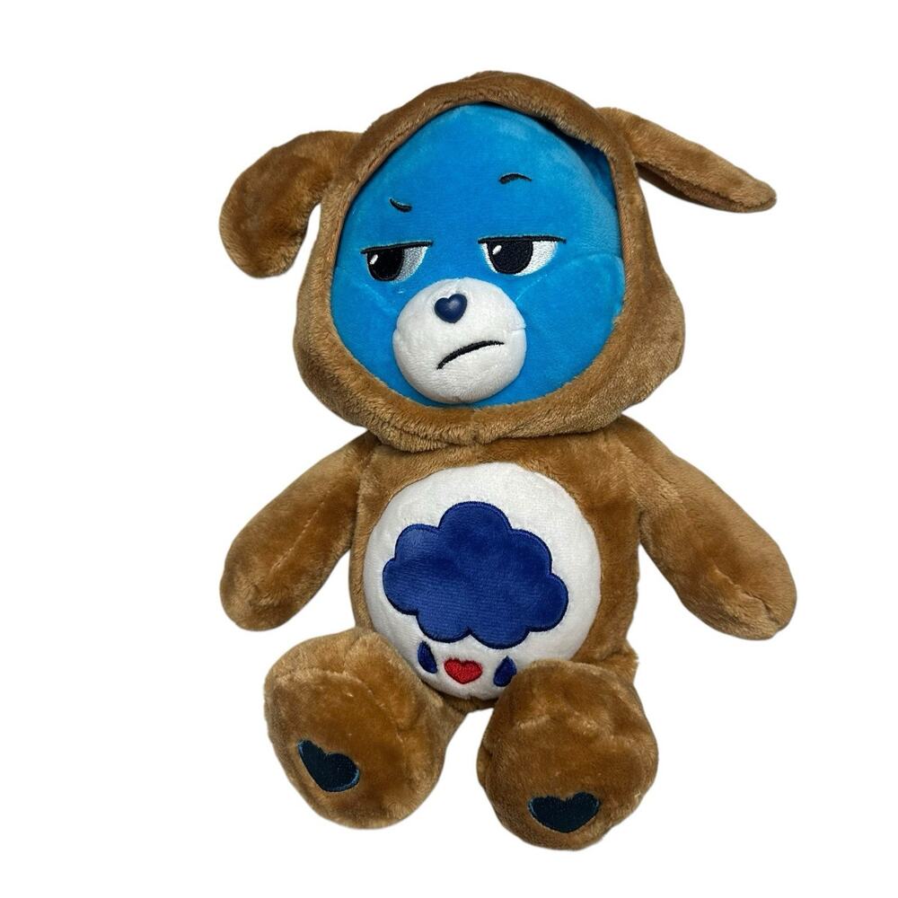 Care Bears Unlock the Magic Grumpy Bear 12" Plush Toy 2021 w/ Brown Dog Costume